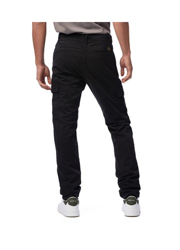 Replay PAMUČNE CARGO HLAČE U CRNOJ BOJI  - 3