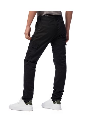 Replay PAMUČNE CARGO HLAČE U CRNOJ BOJI  - 4