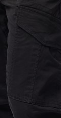 PAMUČNE CARGO HLAČE U CRNOJ BOJI  - 5