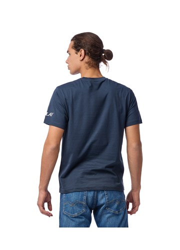 Replay PLAVA MAJICA S MINI REPLAY ARCHIVE LOGOTIPOM - 4