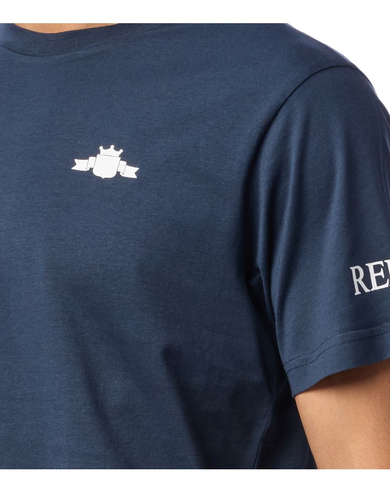 Replay PLAVA MAJICA S MINI REPLAY ARCHIVE LOGOTIPOM - 5