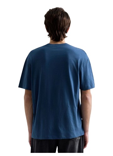 Replay PLAVA MAJICA OD LANA I PAMUKA S DŽEPIĆEM - 3