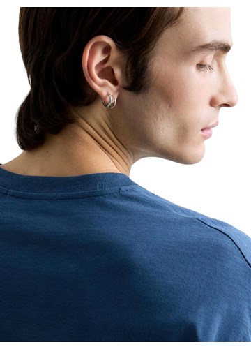 Replay PLAVA MAJICA OD LANA I PAMUKA S DŽEPIĆEM - 7