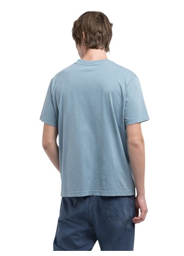 Replay PLAVA MAJICA S PRINTOM REPLAY DENIM GOODS - 3