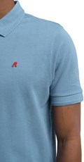 PLAVA POLO MAJICA S KONTRASTNIM MINI LOGOM - 3