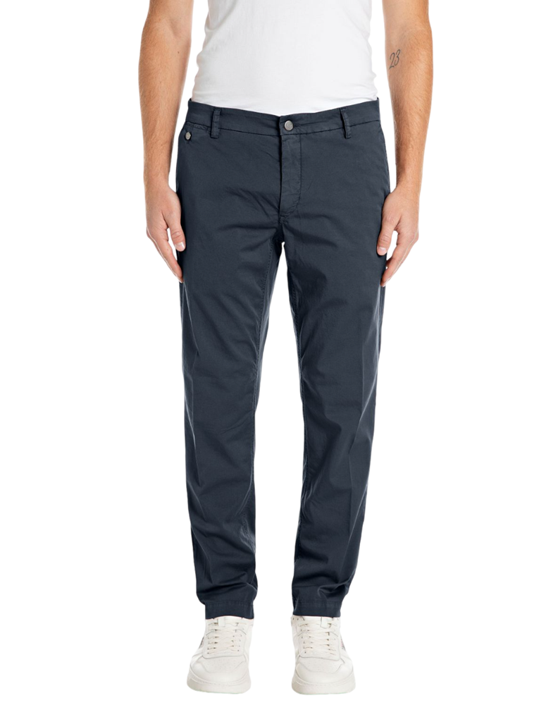 Replay PLAVE BENNI REGULAR FIT CHINO HLAČE M9722D 8075951 - 1