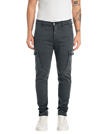 Replay plave jaan slim fit cargo jeans m9649e 8366197