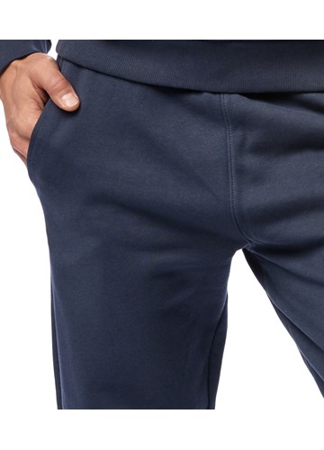 Replay PLAVI PAMUČNI DONJI DIO TRENIRKE S LOGOTIP ETIKETOM - 5