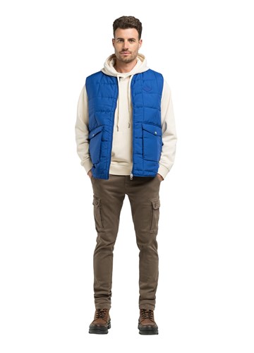 Replay PLAVI PRSLUK OD RECIKLIRANOG RIPSTOP MATERIJALA - 1