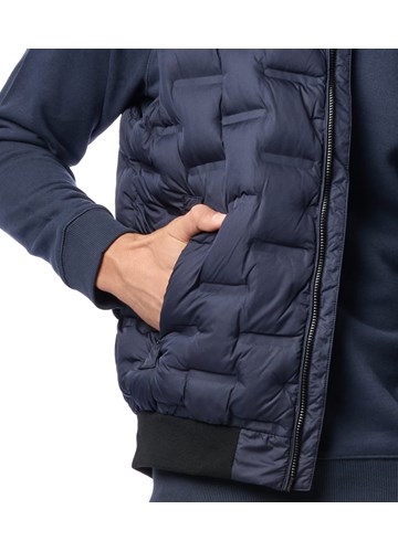 Replay PLAVI PRSLUK S VISOKIM OVRATNIKOM I PROŠIVIMA - 5