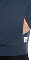 PLAVI SARTORIALE SWEATSHIRT S DUPLIM ZATVARAČEM  - 4