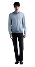 PLAVI PULOVER S OMBRE EFEKTOM - 1