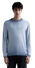 PLAVI PULOVER S OMBRE EFEKTOM - 2