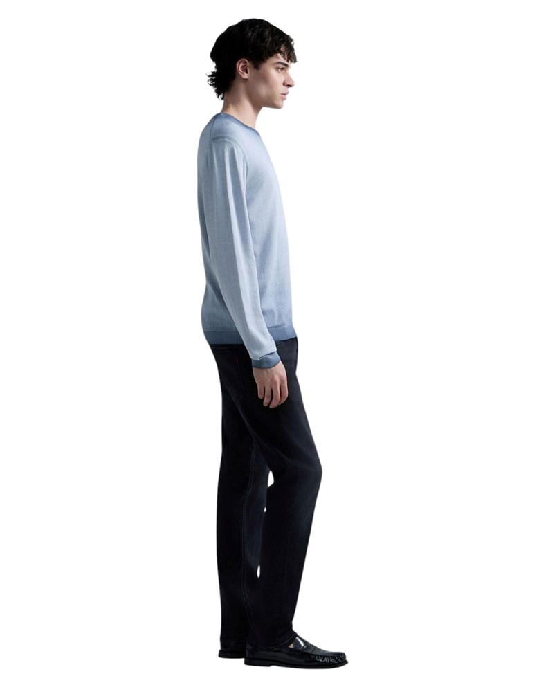 Replay PLAVI PULOVER S OMBRE EFEKTOM - 4