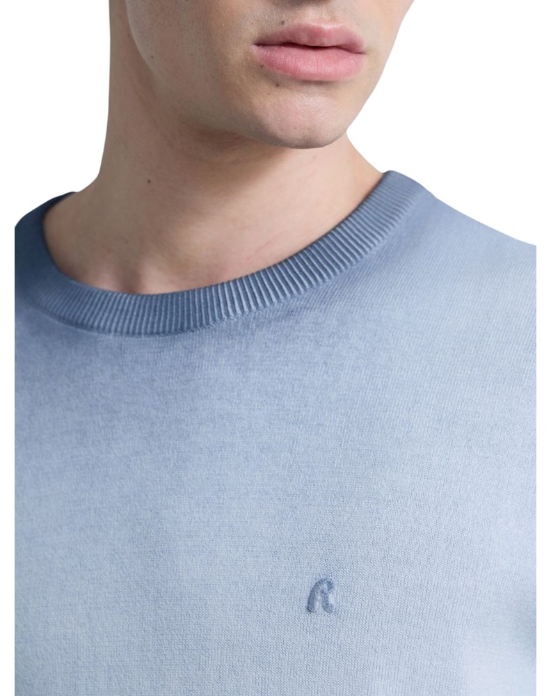 Replay PLAVI PULOVER S OMBRE EFEKTOM - 6