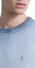 PLAVI PULOVER S OMBRE EFEKTOM - 6