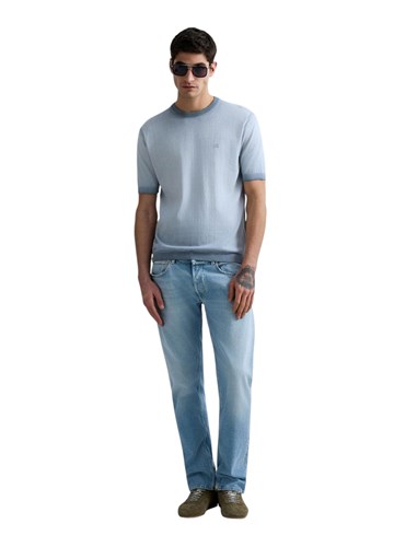 Replay PLAVI PULOVER S OMBRE EFEKTOM - 1