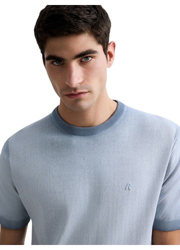 Replay PLAVI PULOVER S OMBRE EFEKTOM - 5