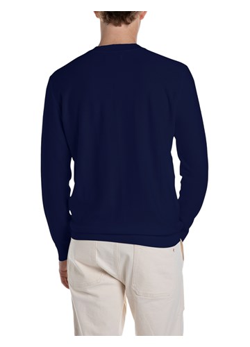 Replay PLAVI REGULAR FIT PULOVER S VEZENIM DETALJIMA - 2