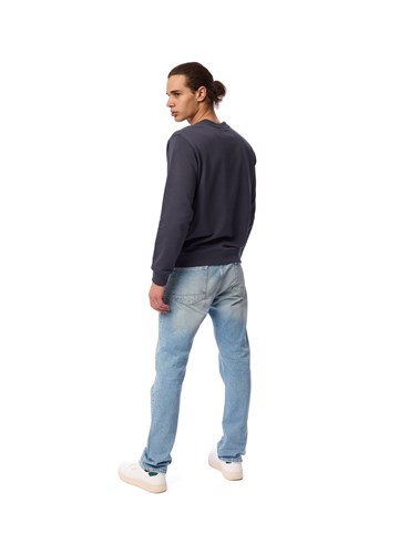 Replay PLAVI SWEATSHIRT S CLASSIC REPLAY PRINTOM U KONTRASTNOJ BOJI  - 4