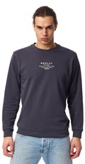 PLAVI SWEATSHIRT S MINI REPLAY ORIGINAL PRINTOM  - 2
