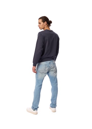 Replay PLAVI SWEATSHIRT S MINI REPLAY ORIGINAL PRINTOM  - 4