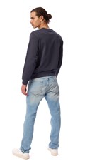 PLAVI SWEATSHIRT S MINI REPLAY ORIGINAL PRINTOM  - 4