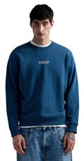 PLAVI SWEATSHIRT S NATPISOM REPLAY SINCE 1981 - 2