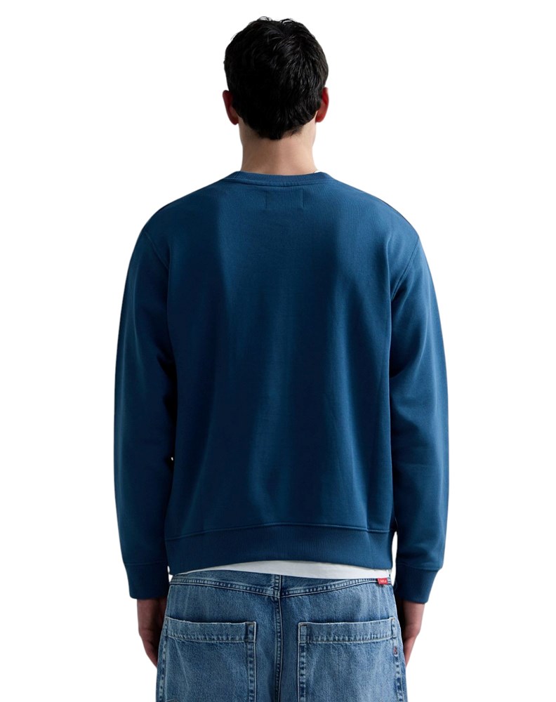 Replay PLAVI SWEATSHIRT S NATPISOM REPLAY SINCE 1981 - 3