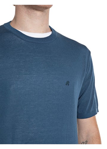 Replay PLAVA PLETENA MAJICA KRATKIH RUKAVA - 4
