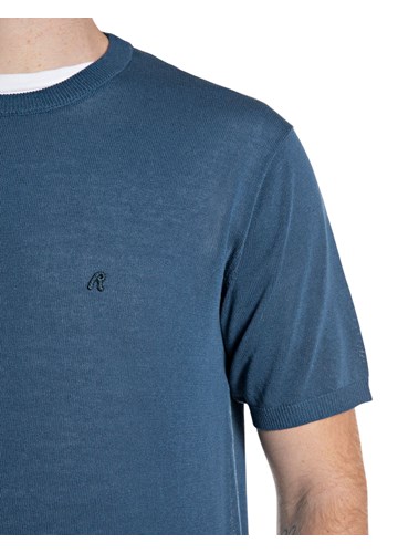 Replay PLAVA PLETENA MAJICA KRATKIH RUKAVA - 3