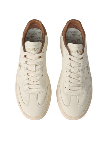 Replay PLAYME HEAT BIJELE KOŽNE TENISICE - 4