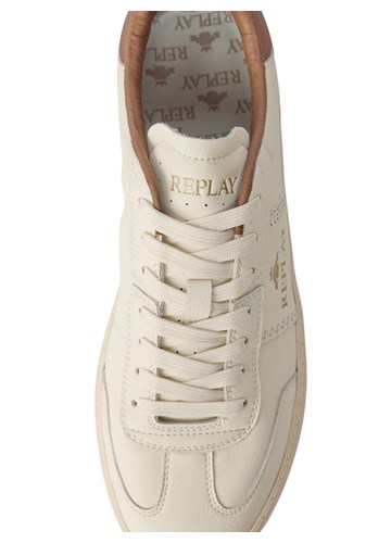 Replay PLAYME HEAT BIJELE KOŽNE TENISICE - 5