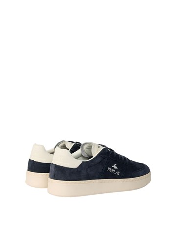 Replay PLAYME MIX TAMNOPLAVE TENISICE OD BRUŠENE KOŽE - 3