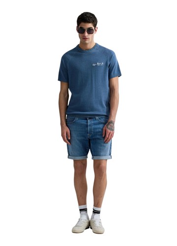 Replay PLETENA MAJICA KRATKIH RUKAVA S VEZOM - 1