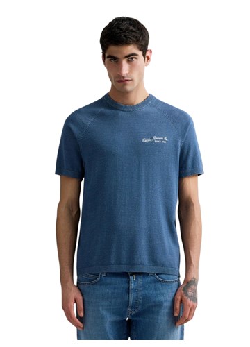 Replay PLETENA MAJICA KRATKIH RUKAVA S VEZOM - 2