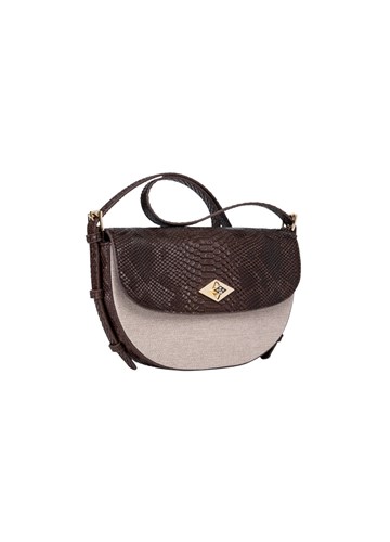 Replay POLUKRUŽNA TORBICA OD PLATNA S UZORKOM GUŠTERA - 3