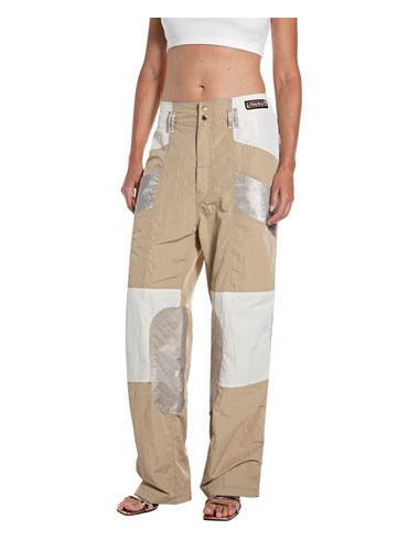 Replay PREDIMENZIONIRANE HLAČE OD ZGUŽVANOG NAJLONA - 1