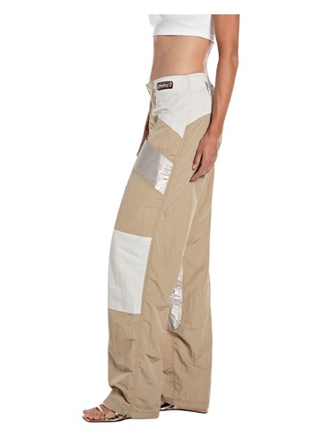 Replay PREDIMENZIONIRANE HLAČE OD ZGUŽVANOG NAJLONA - 3