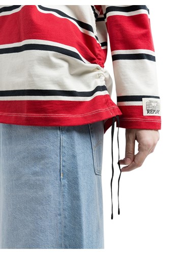 Replay PRUGASTA POLO MAJICA S V IZREZOM - 4