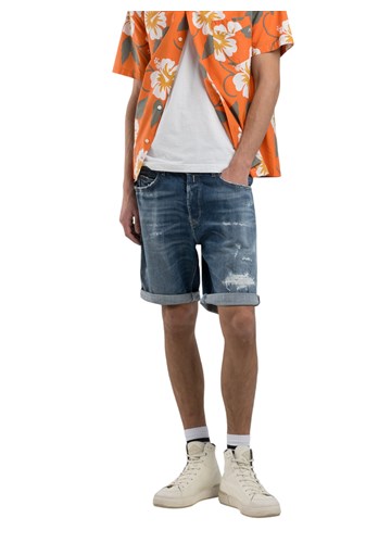 Replay RBJ.981 TAPERED FIT KRATKE JEANS HLAČE MA981Q 141860R - 2