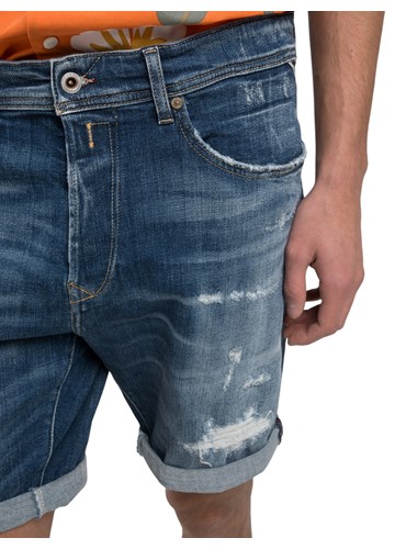 Replay RBJ.981 TAPERED FIT KRATKE JEANS HLAČE MA981Q 141860R - 5