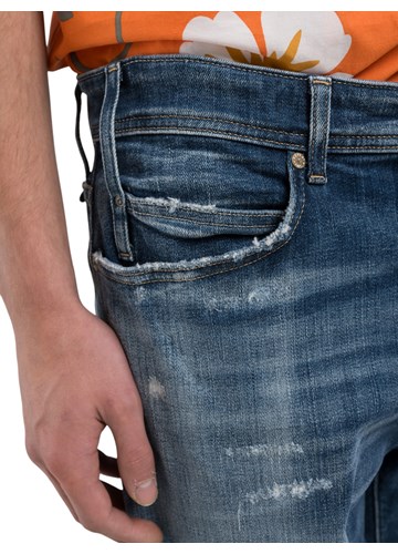 Replay RBJ.981 TAPERED FIT KRATKE JEANS HLAČE MA981Q 141860R - 6