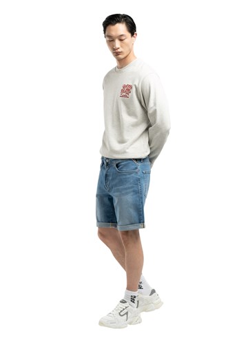Replay RBJ.981 TAPERED FIT KRATKE JEANS HLAČE MA981Y 573 844 - 4