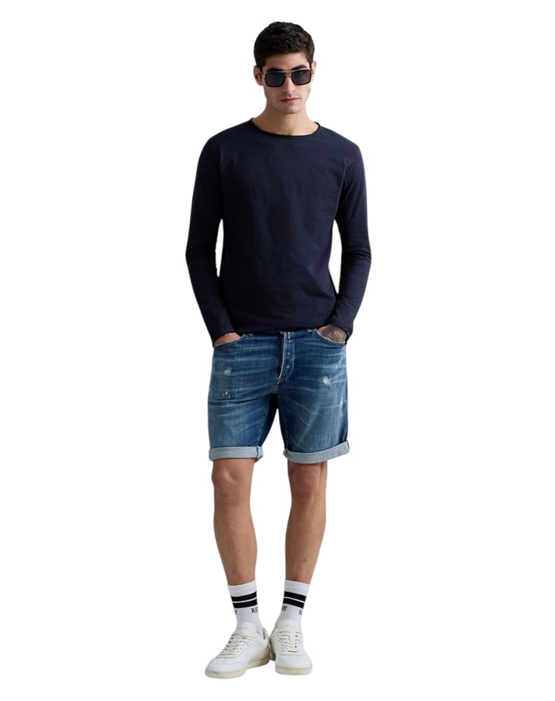 Replay RBJ.981 TAPERED FIT KRATKE JEANS HLAČE MA981Q 141 102 - 1