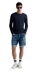 RBJ.981 TAPERED FIT KRATKE JEANS HLAČE MA981Q 141 102 - 1