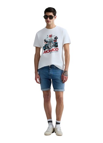 Replay RBJ.981 TAPERED FIT KRATKE JEANS HLAČE MA981Y 685 194 - 1