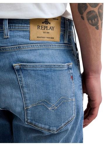 Replay RBJ.981 TAPERED FIT KRATKE JEANS HLAČE MA981Y 685 194 - 6