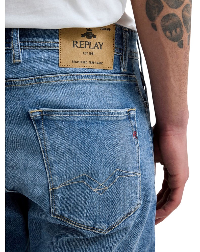 Replay RBJ.981 TAPERED FIT KRATKE JEANS HLAČE MA981Y 685 194 - 6