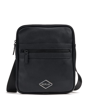 Replay pravokutna torbica s logotip dijamantom